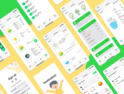 Healthablish app design ux