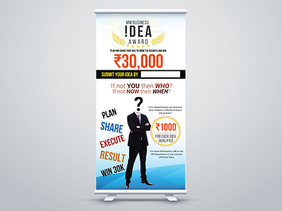 Roll up banner design animation branding design graphic design groupbaz illustration illustrator typography ux website