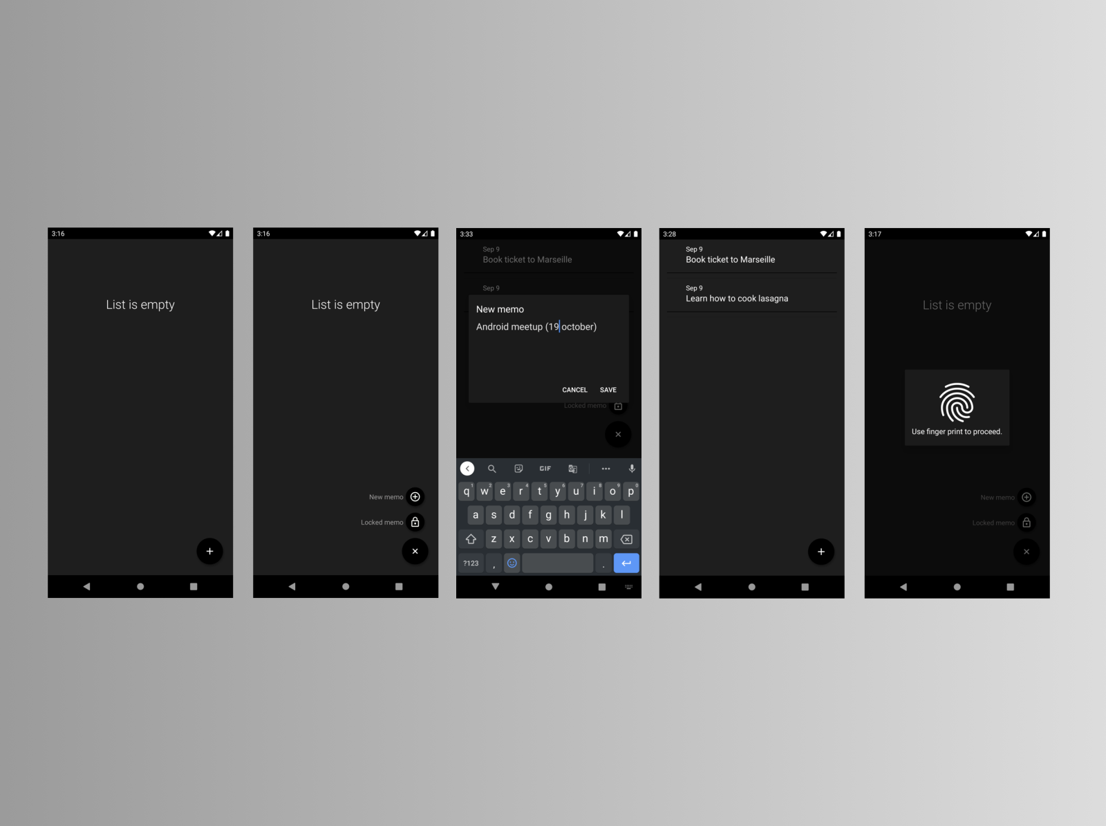 Android app dark theme by Igor Sinchuk on Dribbble