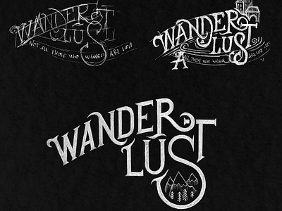 Wanderlust handlettering lettering sketch typography victorian vintage wanderlust
