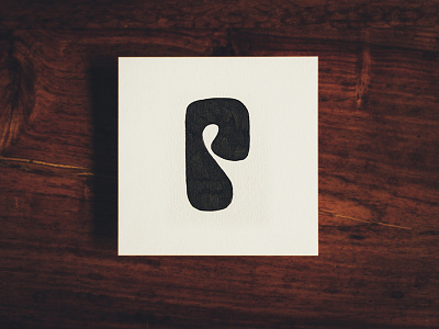 P 36daysoftype analog hand lettering p paper