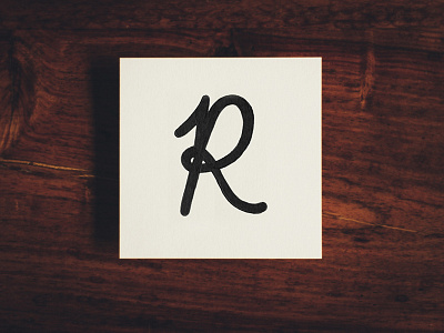 R 36daysoftype analog hand lettering paper r