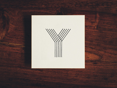 Y 36daysoftype analog hand lettering paper y