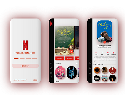 NETFLIX redesign01 app illustration