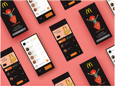 McDonald's design app case icon ui ux design