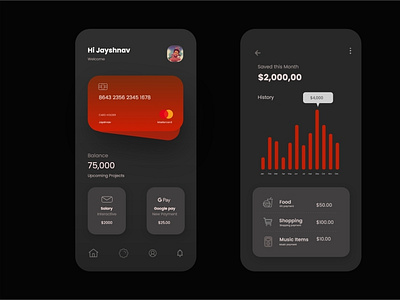 FINANCE APP DESIGN