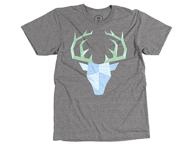 Deer Shirt animal clothes clothing cotton bureau deer geometric shirt vector