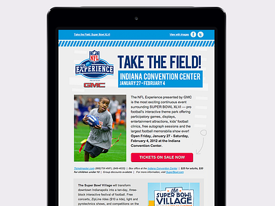 The Big Game Email email email marketing html email