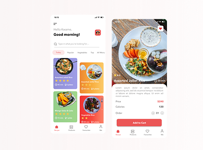 Food Delivery App - Design Concept branding ui ui design