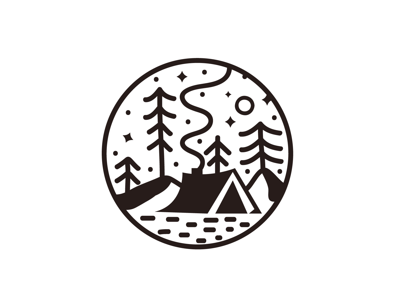 Monoline Nature Logo by Dinusha Samarasinghe on Dribbble