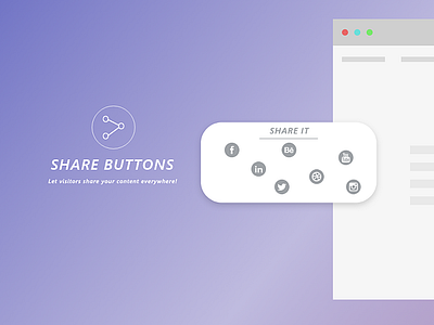 Social share design #DailyUI Day10