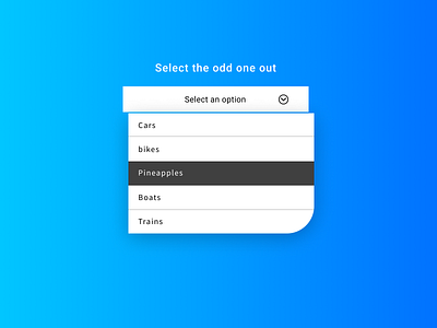 Dropdown design daily 100 challenge dailyui mobile app design productdesign ui uiux webdesign
