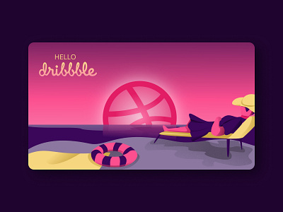 Hello Dribbble! character design digitalart flat hellodribbble illustration illustration art illustrations illustrations／ui minimalist uidesign web illustration webdesign