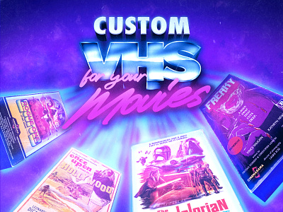 "Custom VHS" promotional graphic