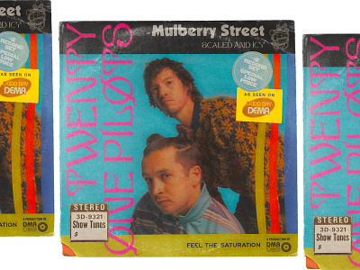Twenty One Pilots "Mulberry Street" LP Single 1980s analog branding design graphic design illustration retro twentyonepilots vintage design