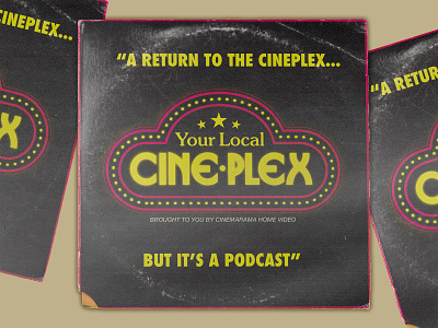 Your Local Cineplex analog branding cinema design graphic design hollywood logo movies retro theatre