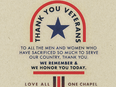 Thank You Veterans graphic design print retro veterans day