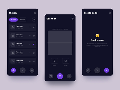 QR scanner qr scanner ui ux