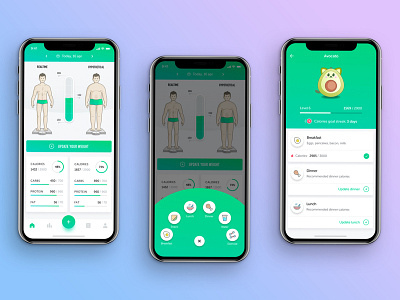 Be Healthy app design