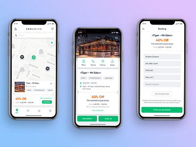 Early Bird app design