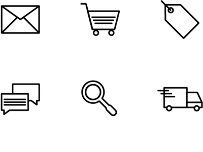 Marketplace icon branding design flat icon illustration ui vector