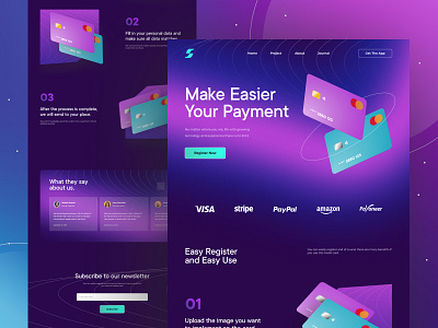 Sipintar - Finance Landing Page