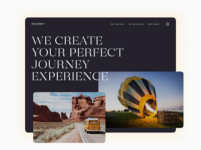 Website Concept #1 branding colors concept design hero heroconcept inpiration journey palette trip ui ui design web website