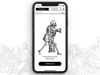 Lord profile animation app application bhsad bhsadmad concept dunkcontest iambritankastudent mad6 mobile ui profile profile card skeleton tomb