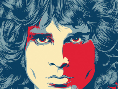 Jim Morrison fan fanart illustration morrison music the doors vector