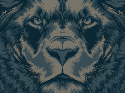 Lion animal art art graphic creative design eyes face graphic art graphic design illustration lion vector