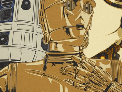 "Star Wars" // Entertainment Weekly artwork. c3po editorial film leia luke skywalker magazine movie r2d2 star wars vector