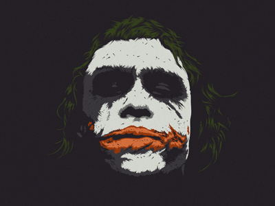 Joker | The Dark Knight artwork batman dark knight film illustration illustrator joker movie poster print vector