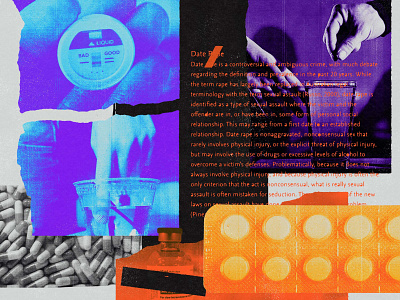 Sexual Assault Prevention Technologies Collage collage daterape digitalcollage drug kolaj sexualassault vintage