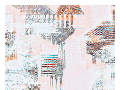 digi-village abstract art cover design generativeart glitchart