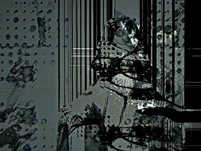 samurai chicken abstract art cover design digitalart glitchart illustration newmediaart