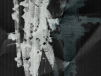 crumpled linear texture cover design design glitch effect poster design