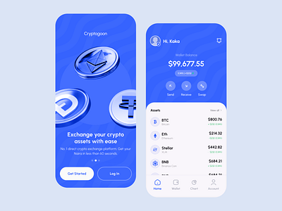 Crypto Exchange- Mobile App Design