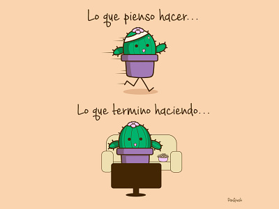 Cactus Gym cactus comercial correr divertido ejercicio humor humor gráfico ilustración ociostudio risas tarjeta tranquilo vector