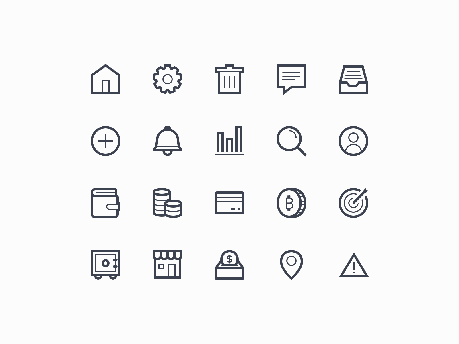 Business icons by Brian Scholving on Dribbble