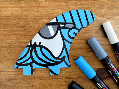 Surfboard fin #1