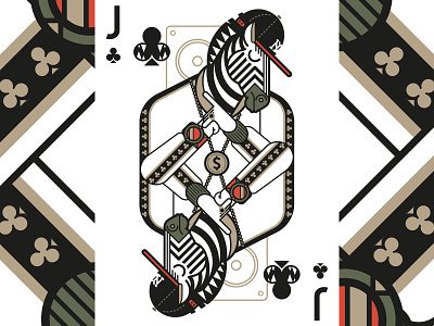 Zebra Jack of Clubs - HYPEBEAST PLAYING CARDS adobe apparel character clubs flat hiphop hype hypebeast illustration illustrator jack linear playing cards poker streetwear style supreme swag vector zebra
