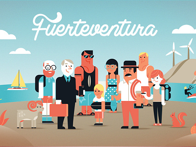 Fuerteventura Designs Themes Templates And Downloadable Graphic Elements On Dribbble