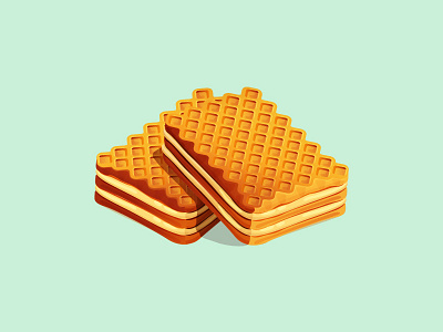 wafer illustration vector wafer