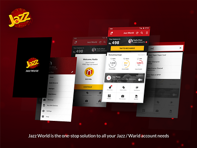 Jazz World App Design