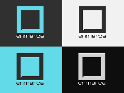 Logo - Enmarca advertising agency branding graphic design logo