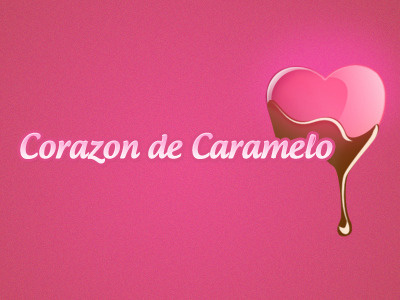 Corazon de Caramelo brand gado glow gonzalez hearth icon pink