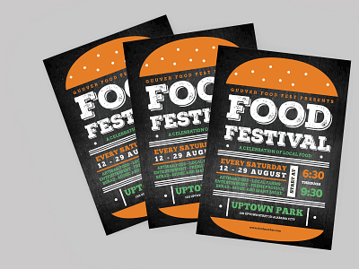 Food Flyer template design