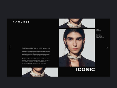 ICONIC. Fashion campaign. branding design digital creative editorial fashion video graphic design graphic designer ui video editor