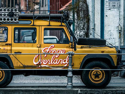 Forge Overland Logo Design adventure brand brand identity branding custom type logo logo design travel typography visual identity