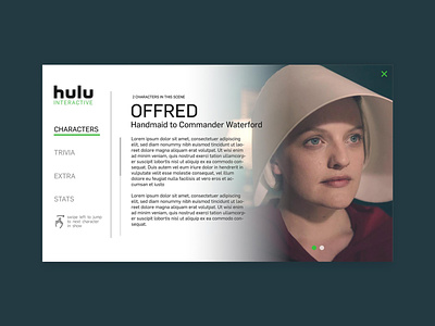 The handmaid's tale Interactive Television Concept